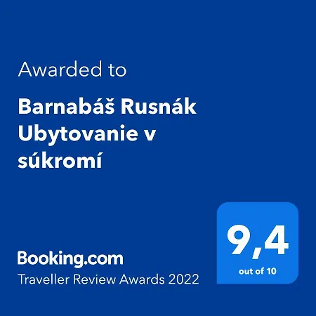 Barnabas Rusnak V Sukromi Apartment